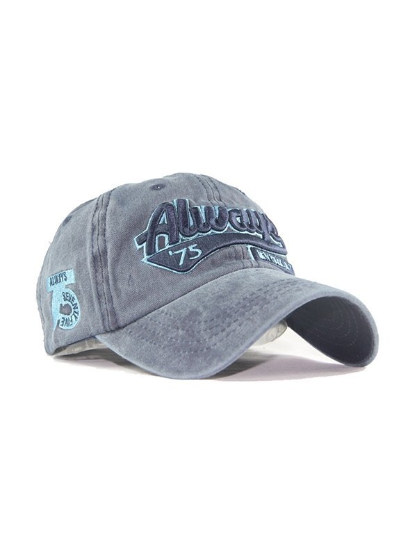 Gorra de béisbol con bordado de lavado vintage-1