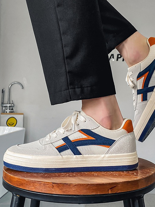 Zapatillas casuales transpirables de malla para hombre-1