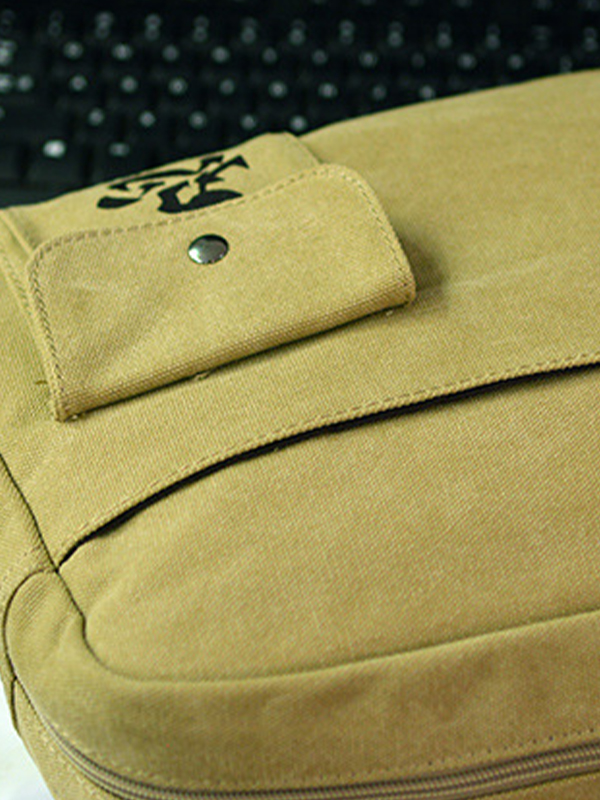 Adorable bolso de hombro de lona con estampado de Anime Totoro-3
